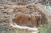 Petra - along the to the High Place of Sacrifice, the Lion Fountain 